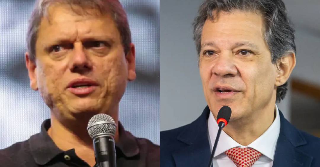Tarcísio x Haddad: nova pesquisa mostra disputa ao governo de São Paulo