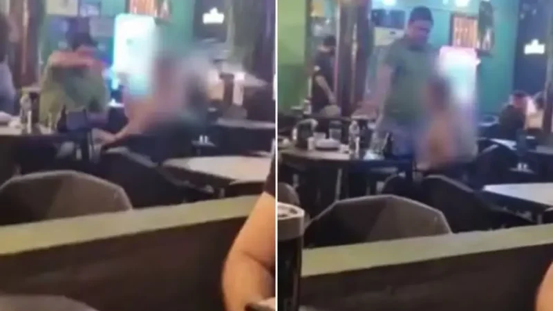 Advogado é filmado agredindo mulher em bar de Jataí; vídeo