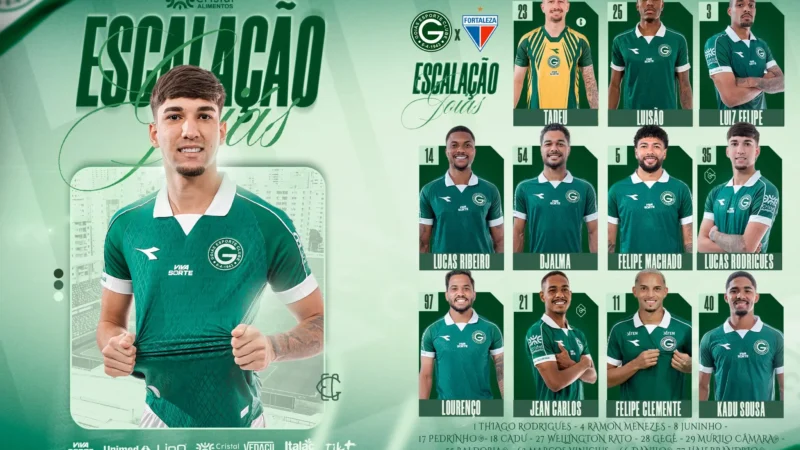 Como vêm a campo Goiás e Fortaleza para o duelo na Serrinha
