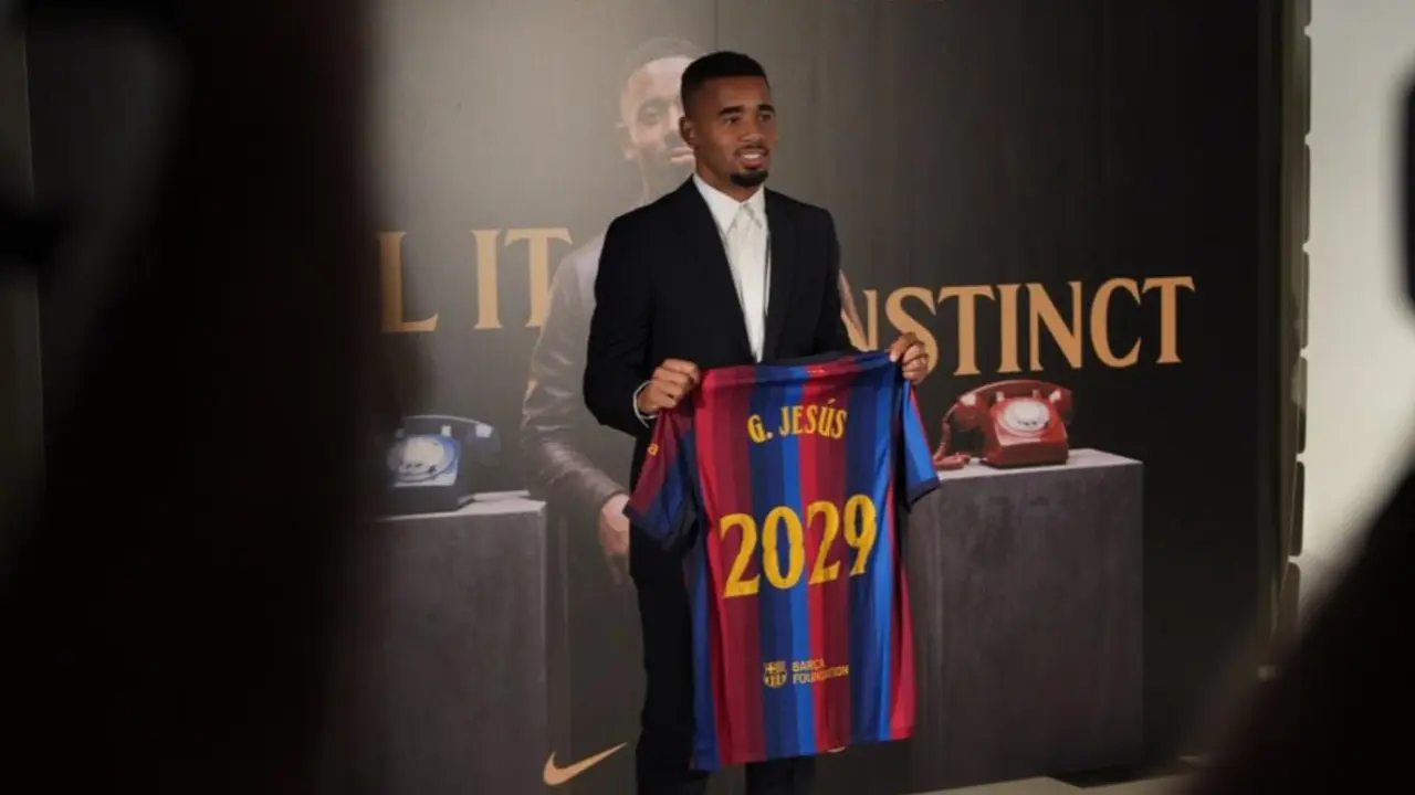 Gabriel Jesus é oficializado no Barcelona: “sonho de menino”
