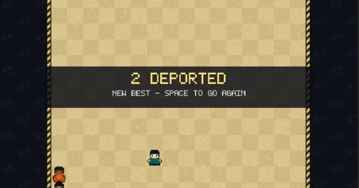 Tetris e ‘cobrinha’: Casa Branca lança jogos com caça a imigrantes, deportação e muro na fronteira