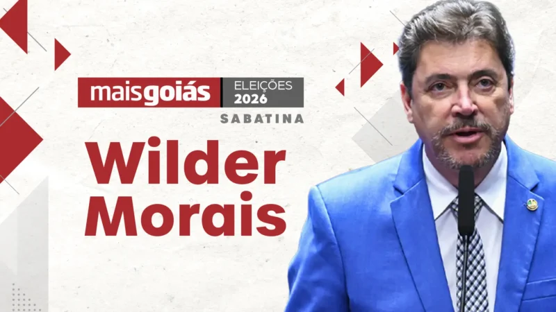 Mais Goiás faz sabatina com Wilder Morais, candidato ao Governo Estadual; assista