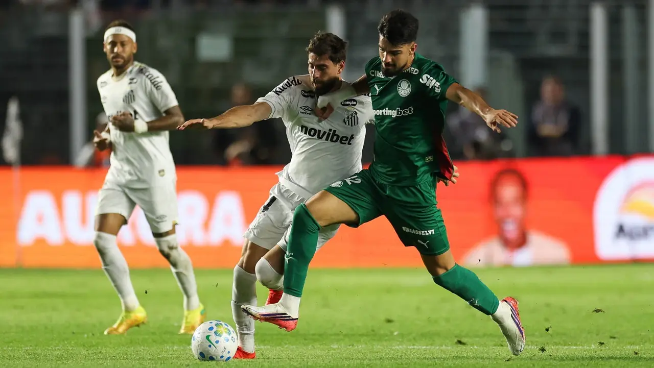 Palmeiras empata com Santos e avança na Copa do Brasil
