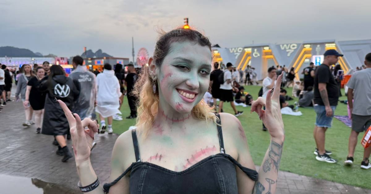 O pretinho básico que domina o look no segundo dia de Rock in Rio